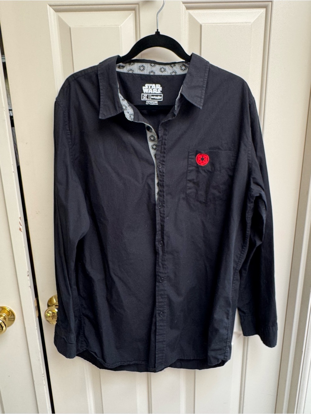 Star Wars Button-Down Shirt Sith Emblem